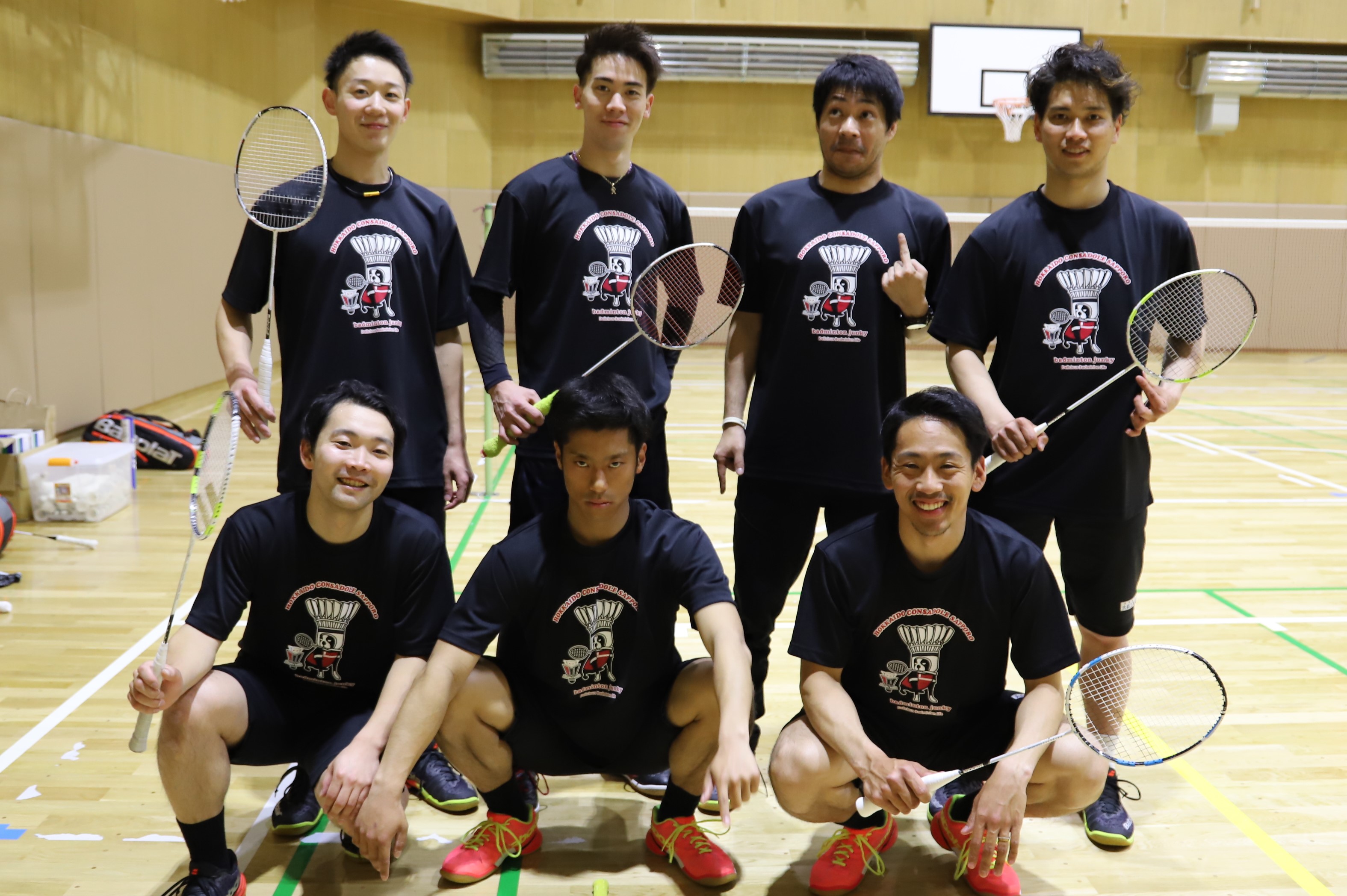 ☆コンサドーレバドミントンチーム×badminton junky コラボTシャツ発売